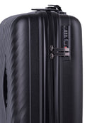 Cellini Xpedition 4 Wheel Carry On Trunk Black