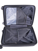 Cellini Xpedition 4 Wheel Carry On Trunk Black
