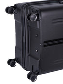 Cellini Xpedition Large Volume 4 Wheel Trolley Trunk Black