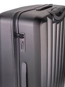 Jo Borkett Gatsby Large 4 Wheel Trolley Case Charcoal