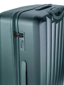 Jo Borkett Gatsby Medium 4 Wheel Trolley Case Green