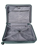 Jo Borkett Gatsby Medium 4 Wheel Trolley Case Green