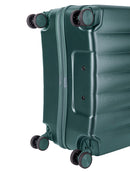 Jo Borkett Gatsby Medium 4 Wheel Trolley Case Green