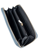 Jo Borkett Purse Programme Zip Around Purse Blue
