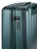 Jo Borkett Gatsby 4 Wheel Trolley Carry On Green