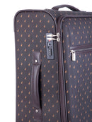 Polo Signature Luggage Large Trolley Case Brown