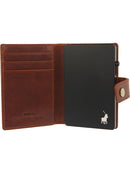 Polo Pop-Up Wallet Brown