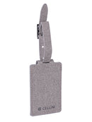 Cellini Pu Luggage Tag Grey