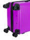 Voyager Mahe Medium 4 Wheel Trolley Case Purple