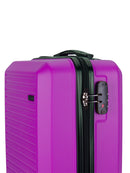 Voyager Mahe 4 Wheel Trolley Carry On Purple