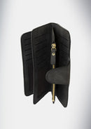 Jo Borkett Nu Buck Bi Fold 16 Card Purse Black