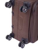 Cellini Smartcase Medium 4 Wheel Trolley Case Walnut
