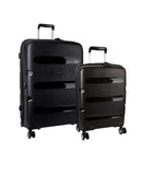 Cellini Cruze 2 Piece Large Travel Set Black