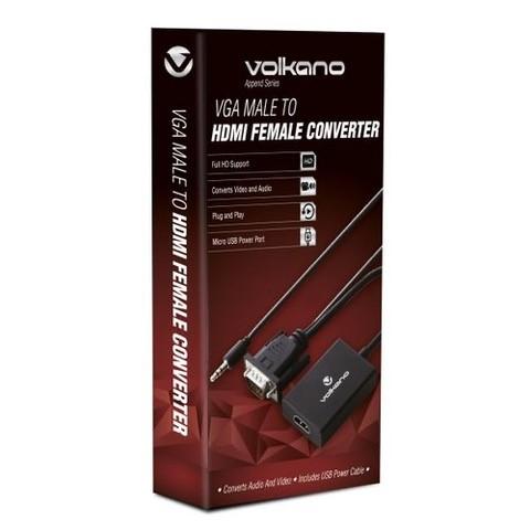 Volkano Append Series VGA to HDMI Converter