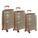 Cellini Spinn 3 Piece Luggage Set Mink
