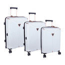 Cellini Allure Hardcase Travel 3 Piece Set White