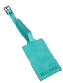 Cellini Pu Luggage Tag Teal
