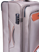 Cellini Monte Carlo 3 Piece Luggage Set Mink + FREE Large & medium Plastic luggage protector cover