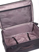 Cellini Monte Carlo 3 Piece Luggage Set Black + 2 Free Luggage Covers