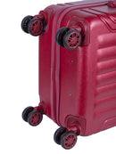Voyager Duro Medium 4 Wheel Trolley Case Red