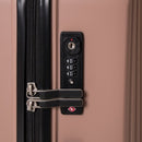 Paklite - Carbonite 3 Piece Trolley Case Spinner - Rose Gold