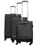 Pierre Cardin Ultralight 3 Piece Set Black