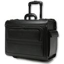 Tosca Leather Laptop Pilot Case With Wheels 622-75