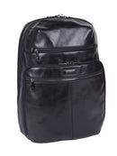 Cellini Infiniti Multipocket Leather Backpack Black
