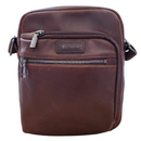 Cellini Infiniti Leather Crossbody Sling Brown