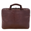 Cellini Infiniti Leather Laptop Bag Brown