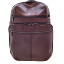 Cellini Infiniti Multipocket Leather Backpack Brown