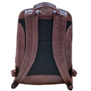 Cellini Infiniti Multipocket Leather Backpack Brown