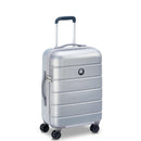 Delsey Lagos Cabin Trolley Suitcase - 55cm Silver
