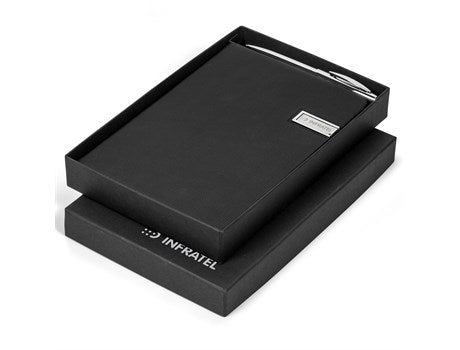 Cypher Usb Notebook Gift Set - Silver Only