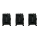 Pierre Cardin Ultralight 3 Piece Set Black