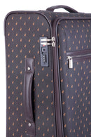 Polo  Signature Luggage Medium Trolley Case Brown