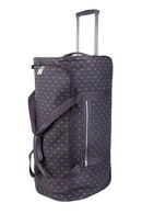Polo Signature Luggage Large Trolley Duffle Brown