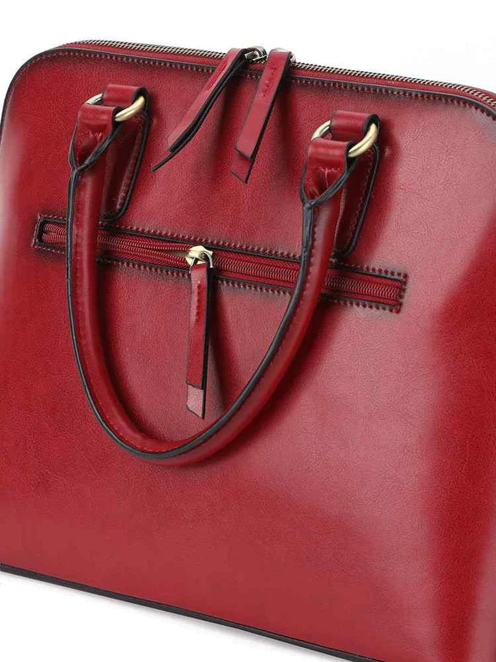 Polo Modello Dome Handbag Red