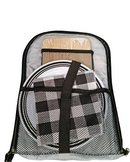 Picnic Cooler backpack with bottle holder black