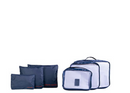 Pierre Cardin Travel Organizer 6 Piece Navy Set