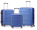 Pierre Cardin Gasper Luggage Spinner 3 Piece Set Navy