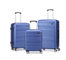 Pierre Cardin Gasper Luggage Spinner 3 Piece Set Navy