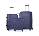 Pierre Cardin Montpellier Luggage Spinner 3 Piece Set Navy