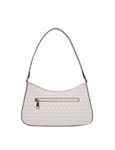 Miss Serenade | Destiny Vegan Leather Shoulder Bag | Beige