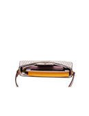 Miss Serenade | Destiny Vegan Leather Shoulder Bag | Beige