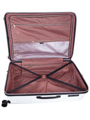 Cellini Allure Hardshell 4 Wheel Carry On Trolley White