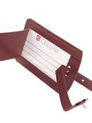 Cellini Pu Luggage Tag Brown