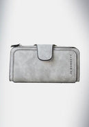 Jo Borkett Nu buck bi fold 16 card slot wallet Grey
