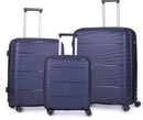 Pierre Cardin Montpellier Luggage Spinner 3 Piece Set Navy