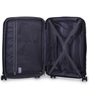 Pierre Cardin Montpellier Luggage Spinner 3 Piece Set Black